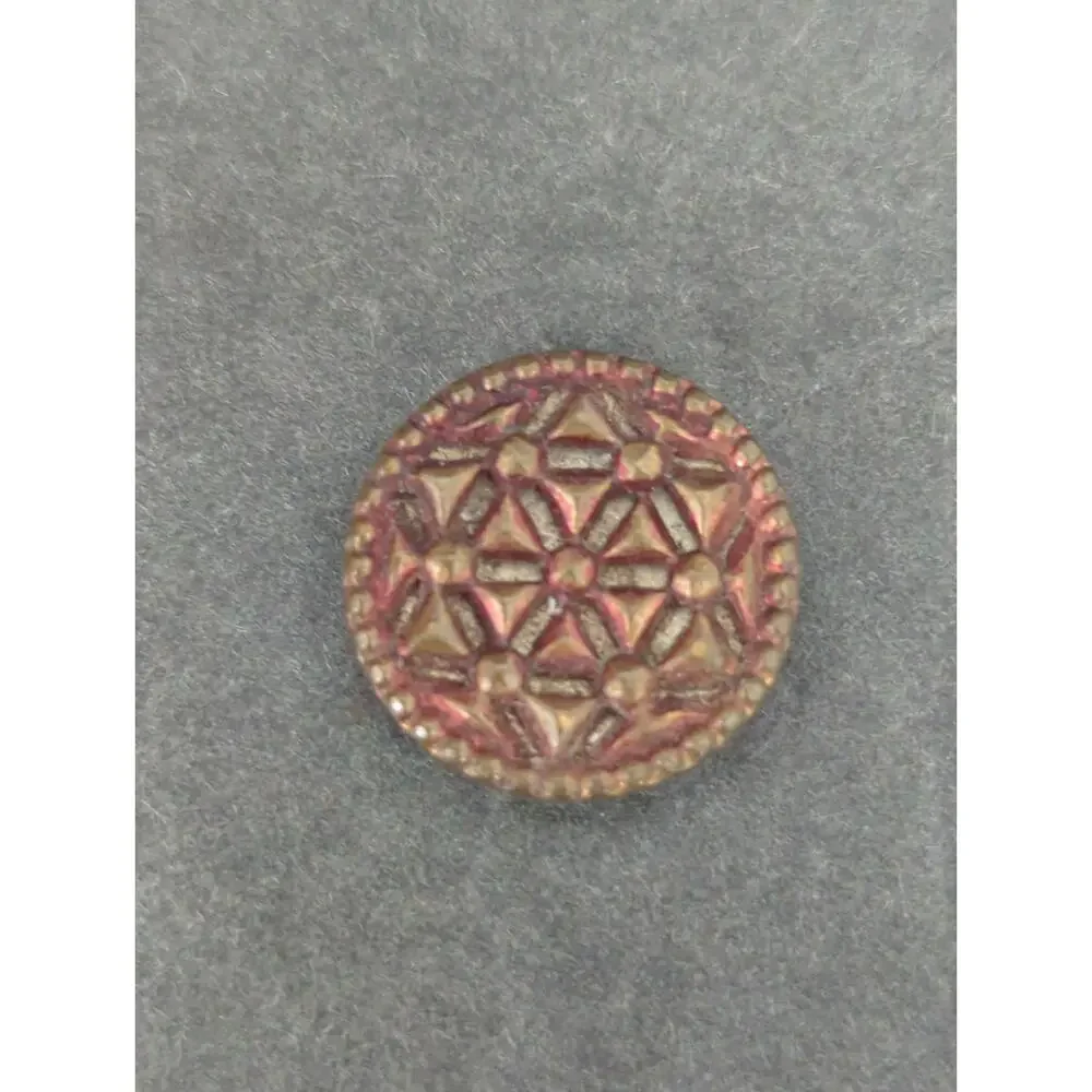 LOT II of 10 Antique Vintage Victorian Brass Mixed Materials Buttons ESTATE FIND